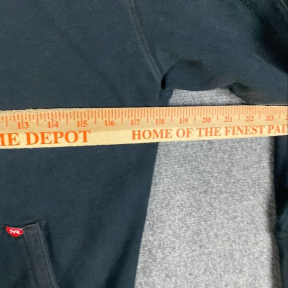 TYR Hoodie Women's Medium Full Zip Distressed 100% Cotton Drawstring M - Picture 3 of 10